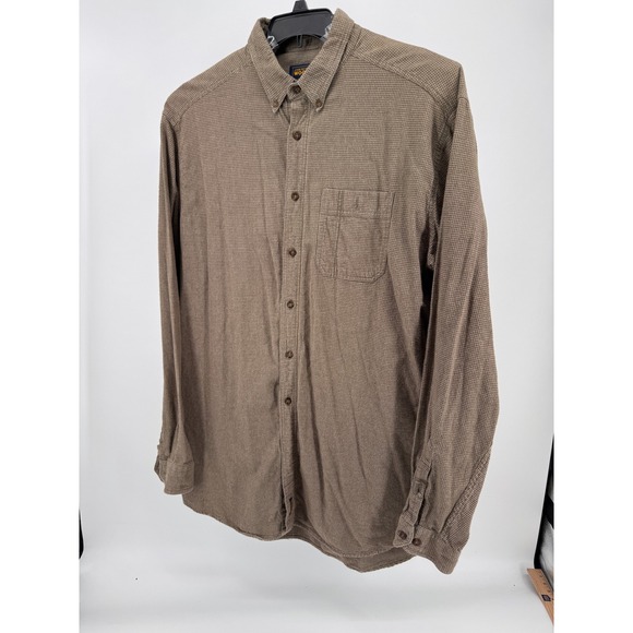 Woolrich Mens Shirt Tall 2XL Button Down Long Sleeve Plaid Cotton Guatemala - Picture 3 of 12